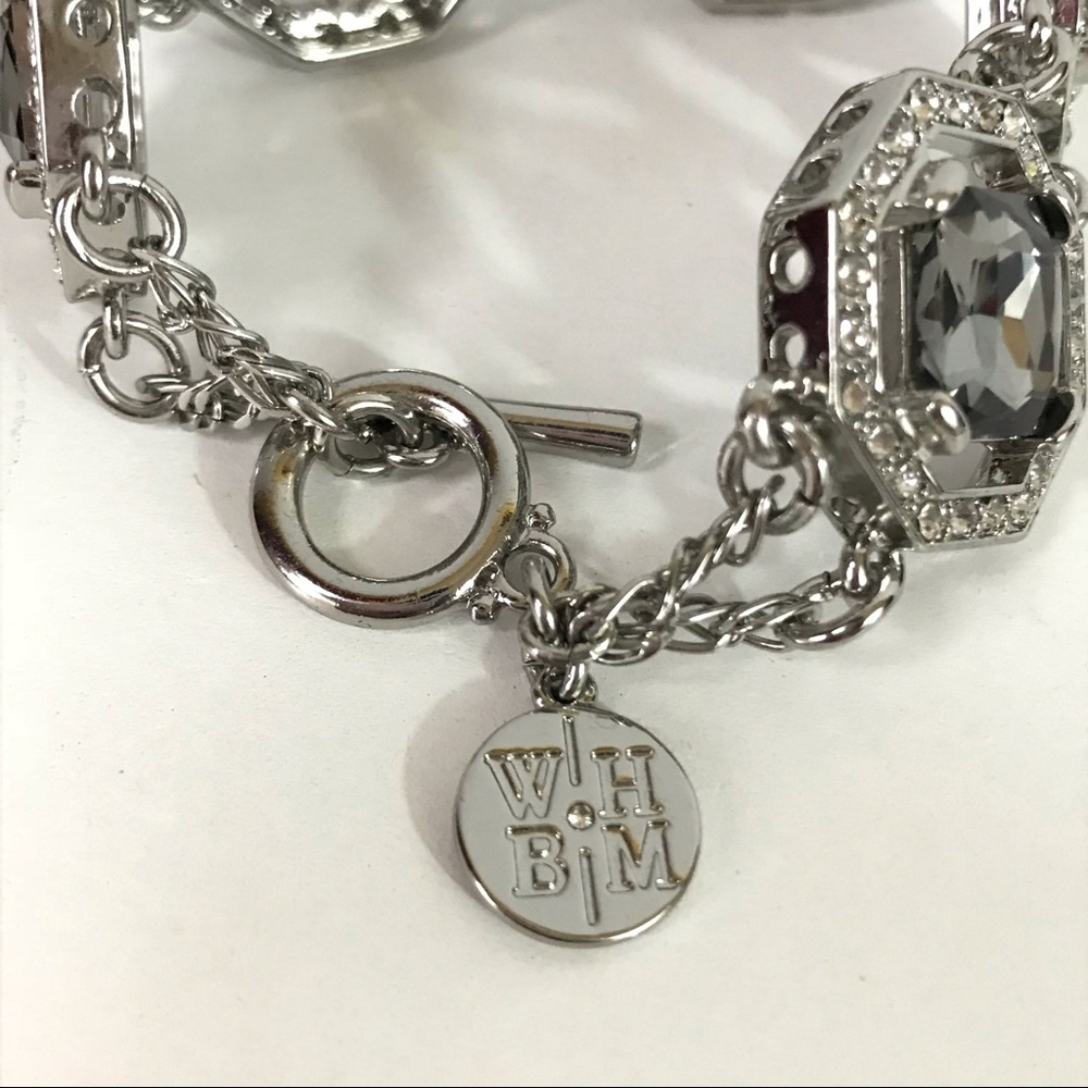 White House Black Market Rhinestone Bracelet - Picture 2 of 6